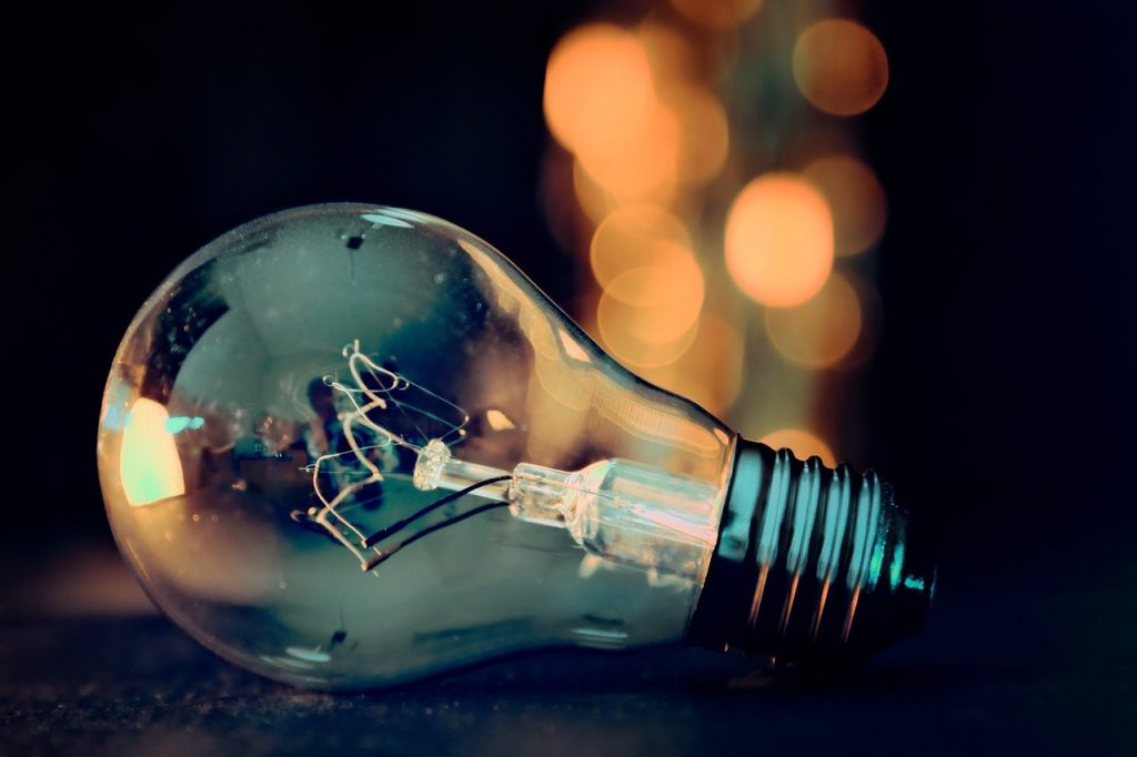 light bulb, lights, bokeh